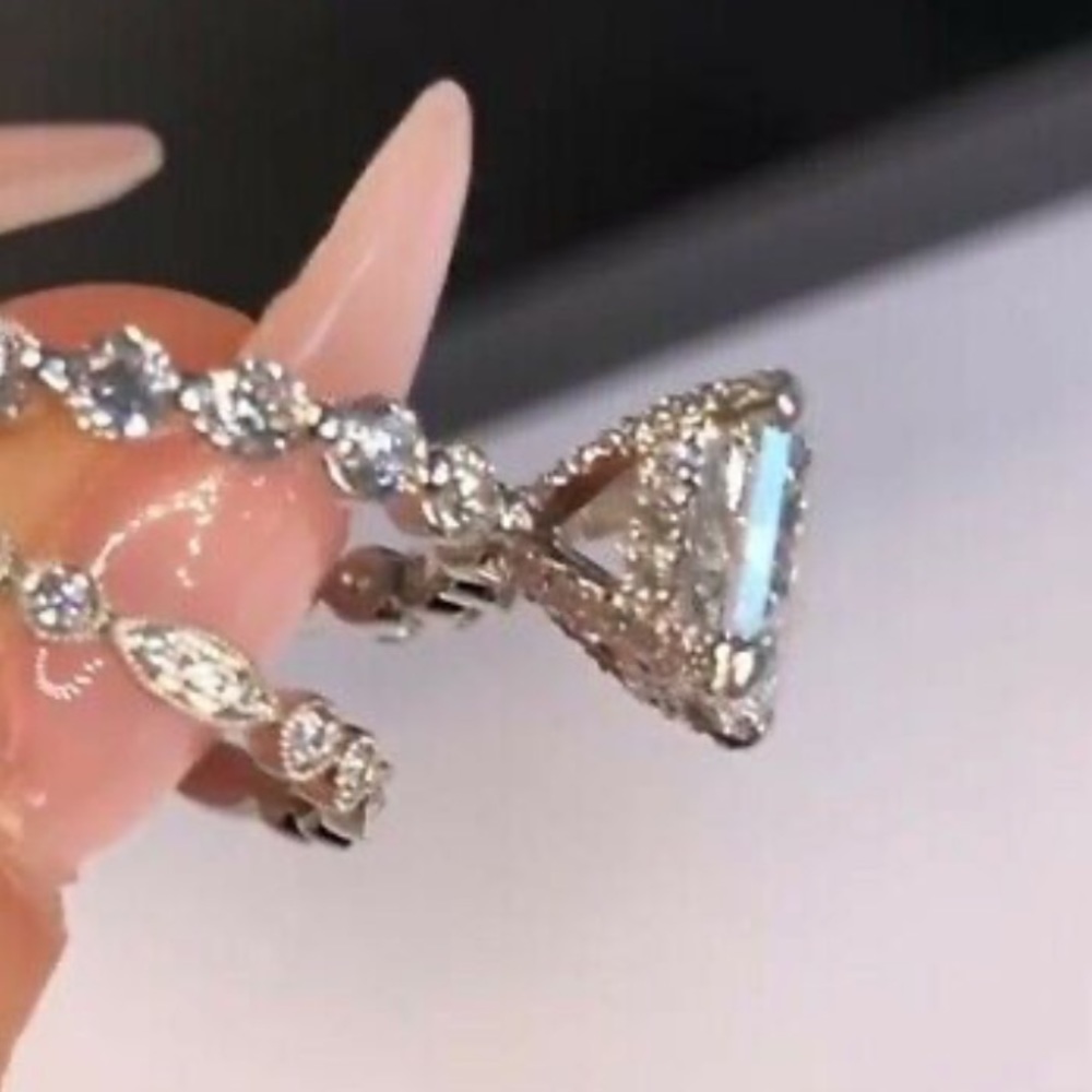 NWT ENGAGEMENT 925 Sterling silver Rings Set - Picture 2 of 4